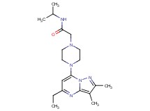 2-[4-(5-ethyl-2,3-dimethylpyrazolo[1,5-a]pyrimidin-7-yl)piperazin-1-yl]-N-isopropylacetamide