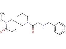 8-(N-benzylglycyl)-2-ethyl-2,8-diazaspiro[5.5]undecan-3-one