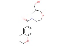 [4-(3,4-dihydro-2H-chromen-6-ylcarbonyl)-1,4-oxazepan-6-yl]methanol