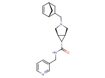 (1R*,5S*,6S*)-3-[(1S*,4S*)-bicyclo[2.2.1]hept-5-en-2-ylmethyl]-N-(pyridin-3-ylmethyl)-3-azabicyclo[3.1.0]hexane-6-carboxamide