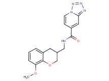 N-[(8-methoxy-3,4-dihydro-2H-chromen-3-yl)methyl]tetrazolo[1,5-a]pyridine-7-carboxamide