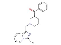 {1-[(3-methylimidazo[1,5-a]pyridin-1-yl)methyl]-3-piperidinyl}(phenyl)methanone