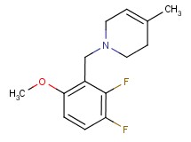 1-(2,3-difluoro-6-methoxybenzyl)-4-methyl-1,2,3,6-tetrahydropyridine