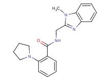 N-[(1-methyl-1H-benzimidazol-2-yl)methyl]-2-pyrrolidin-1-ylbenzamide