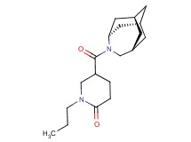 5-[(1R*,3s,6r,8S*)-4-azatricyclo[4.3.1.1~3,8~]undec-4-ylcarbonyl]-1-propylpiperidin-2-one