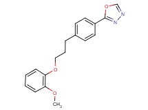2-{4-[3-(2-methoxyphenoxy)propyl]phenyl}-1,3,4-oxadiazole