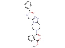 methyl 2-({3-[(benzoylamino)methyl]-5,6,8,9-tetrahydro-7H-[1,2,4]triazolo[4,3-d][1,4]diazepin-7-yl}carbonyl)benzoate