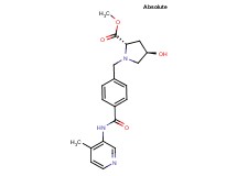 methyl (2S,4R)-4-hydroxy-1-(4-{[(4-methylpyridin-3-yl)amino]carbonyl}benzyl)pyrrolidine-2-carboxylate