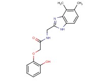 N-[(4,5-dimethyl-1H-benzimidazol-2-yl)methyl]-2-(2-hydroxyphenoxy)acetamide