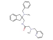 N~1~-({2-[benzyl(methyl)amino]-2,3-dihydro-1H-inden-2-yl}methyl)-N~2~-methyl-N~2~-(2-pyridinylmethyl)glycinamide