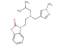 3-(2-{isobutyl[(1-methyl-1H-pyrazol-4-yl)methyl]amino}ethyl)-1,3-benzoxazol-2(3H)-one