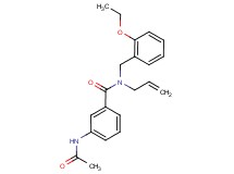 3-(acetylamino)-N-allyl-N-(2-ethoxybenzyl)benzamide