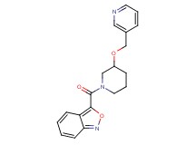 3-{[3-(pyridin-3-ylmethoxy)piperidin-1-yl]carbonyl}-2,1-benzisoxazole
