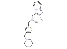 N-methyl-1-(2-methylimidazo[1,2-a]pyridin-3-yl)-N-{[4-(piperidin-1-ylmethyl)-2-thienyl]methyl}methanamine