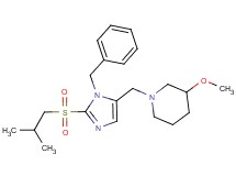 1-{[1-benzyl-2-(isobutylsulfonyl)-1H-imidazol-5-yl]methyl}-3-methoxypiperidine
