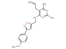 5-allyl-N~4~-{[3-(4-methoxyphenyl)isoxazol-5-yl]methyl}-6-methylpyrimidine-2,4-diamine