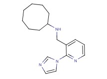 N-{[2-(1H-imidazol-1-yl)-3-pyridinyl]methyl}cyclooctanamine