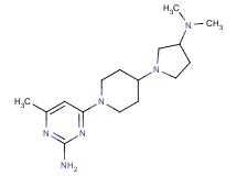 4-{4-[3-(dimethylamino)pyrrolidin-1-yl]piperidin-1-yl}-6-methylpyrimidin-2-amine