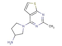 1-(2-methylthieno[2,3-d]pyrimidin-4-yl)pyrrolidin-3-amine
