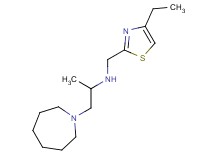 (2-azepan-1-yl-1-methylethyl)[(4-ethyl-1,3-thiazol-2-yl)methyl]amine