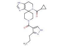 5-(cyclopropylcarbonyl)-1'-[(3-propyl-1H-pyrazol-4-yl)carbonyl]-1,5,6,7-tetrahydrospiro[imidazo[4,5-c]pyridine-4,4'-piperidine]