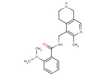 2-(dimethylamino)-N-[(3-methyl-5,6,7,8-tetrahydro-2,7-naphthyridin-4-yl)methyl]benzamide