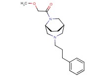 (1S*,5R*)-6-(methoxyacetyl)-3-(3-phenylpropyl)-3,6-diazabicyclo[3.2.2]nonane