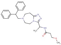 N-{1-[7-(2,2-diphenylethyl)-6,7,8,9-tetrahydro-5H-[1,2,4]triazolo[4,3-d][1,4]diazepin-3-yl]ethyl}-3-methoxypropanamide