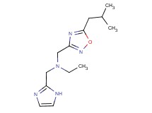 N-(1H-imidazol-2-ylmethyl)-N-[(5-isobutyl-1,2,4-oxadiazol-3-yl)methyl]ethanamine