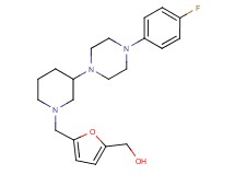 [5-({3-[4-(4-fluorophenyl)-1-piperazinyl]-1-piperidinyl}methyl)-2-furyl]methanol