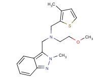 (2-methoxyethyl)[(2-methyl-2H-indazol-3-yl)methyl][(3-methyl-2-thienyl)methyl]amine