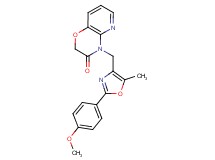 4-{[2-(4-methoxyphenyl)-5-methyl-1,3-oxazol-4-yl]methyl}-2H-pyrido[3,2-b][1,4]oxazin-3(4H)-one