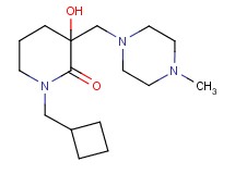1-(cyclobutylmethyl)-3-hydroxy-3-[(4-methyl-1-piperazinyl)methyl]-2-piperidinone