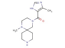 1-methyl-4-[(4-methyl-1H-imidazol-5-yl)carbonyl]-1,4,9-triazaspiro[5.5]undecane dihydrochloride