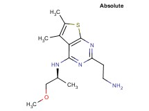 2-(2-aminoethyl)-N-[(1S)-2-methoxy-1-methylethyl]-5,6-dimethylthieno[2,3-d]pyrimidin-4-amine dihydrochloride
