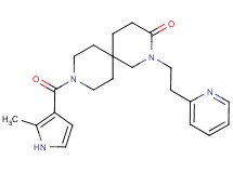 9-[(2-methyl-1H-pyrrol-3-yl)carbonyl]-2-(2-pyridin-2-ylethyl)-2,9-diazaspiro[5.5]undecan-3-one