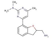 4-[2-(aminomethyl)-2,3-dihydro-1-benzofuran-7-yl]-N,N,6-trimethylpyrimidin-2-amine