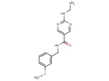 2-(ethylamino)-N-[3-(methylthio)benzyl]pyrimidine-5-carboxamide