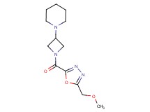 1-(1-{[5-(methoxymethyl)-1,3,4-oxadiazol-2-yl]carbonyl}azetidin-3-yl)piperidine