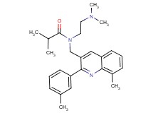 N-[2-(dimethylamino)ethyl]-2-methyl-N-{[8-methyl-2-(3-methylphenyl)-3-quinolinyl]methyl}propanamide
