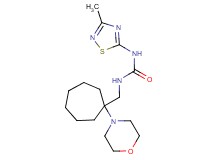 N-(3-methyl-1,2,4-thiadiazol-5-yl)-N'-[(1-morpholin-4-ylcycloheptyl)methyl]urea
