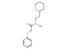 N-methyl-2-(phenylthio)-N-[2-(tetrahydro-2H-pyran-2-yl)ethyl]acetamide