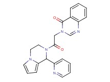 3-{2-oxo-2-[1-(2-pyridinyl)-3,4-dihydropyrrolo[1,2-a]pyrazin-2(1H)-yl]ethyl}-4(3H)-quinazolinone