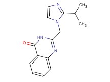 2-[(2-isopropyl-1H-imidazol-1-yl)methyl]quinazolin-4(3H)-one