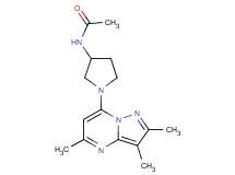 N-[1-(2,3,5-trimethylpyrazolo[1,5-a]pyrimidin-7-yl)pyrrolidin-3-yl]acetamide
