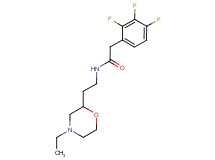 N-[2-(4-ethylmorpholin-2-yl)ethyl]-2-(2,3,4-trifluorophenyl)acetamide