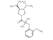 (3S*,4R*)-4-isopropyl-1-[2-(2-methoxyphenoxy)-2-methylpropanoyl]-N,N-dimethyl-3-pyrrolidinamine