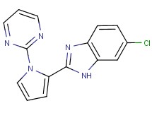 6-chloro-2-(1-pyrimidin-2-yl-1H-pyrrol-2-yl)-1H-benzimidazole