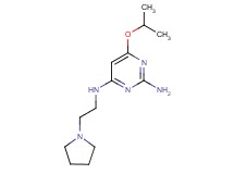 6-isopropoxy-N~4~-(2-pyrrolidin-1-ylethyl)pyrimidine-2,4-diamine