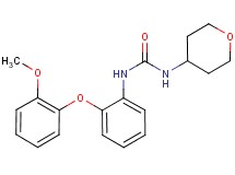 N-[2-(2-methoxyphenoxy)phenyl]-N'-(tetrahydro-2H-pyran-4-yl)urea